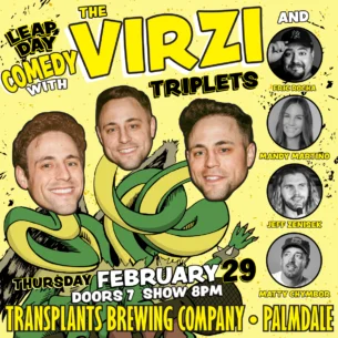 Event poster for comedy