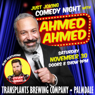 Event poster for comedy