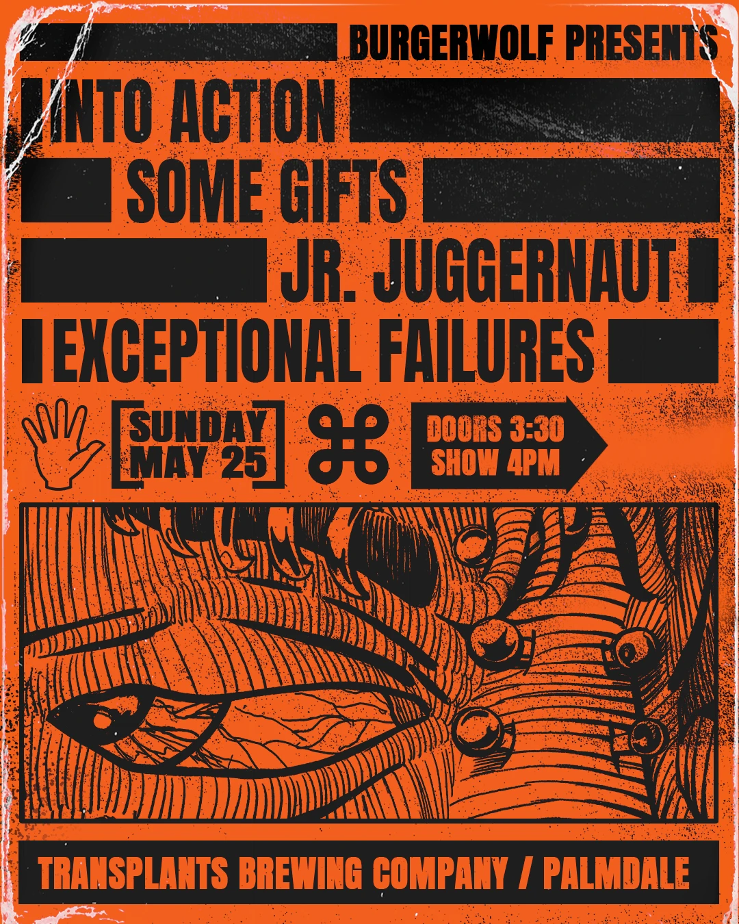 Event poster for concert