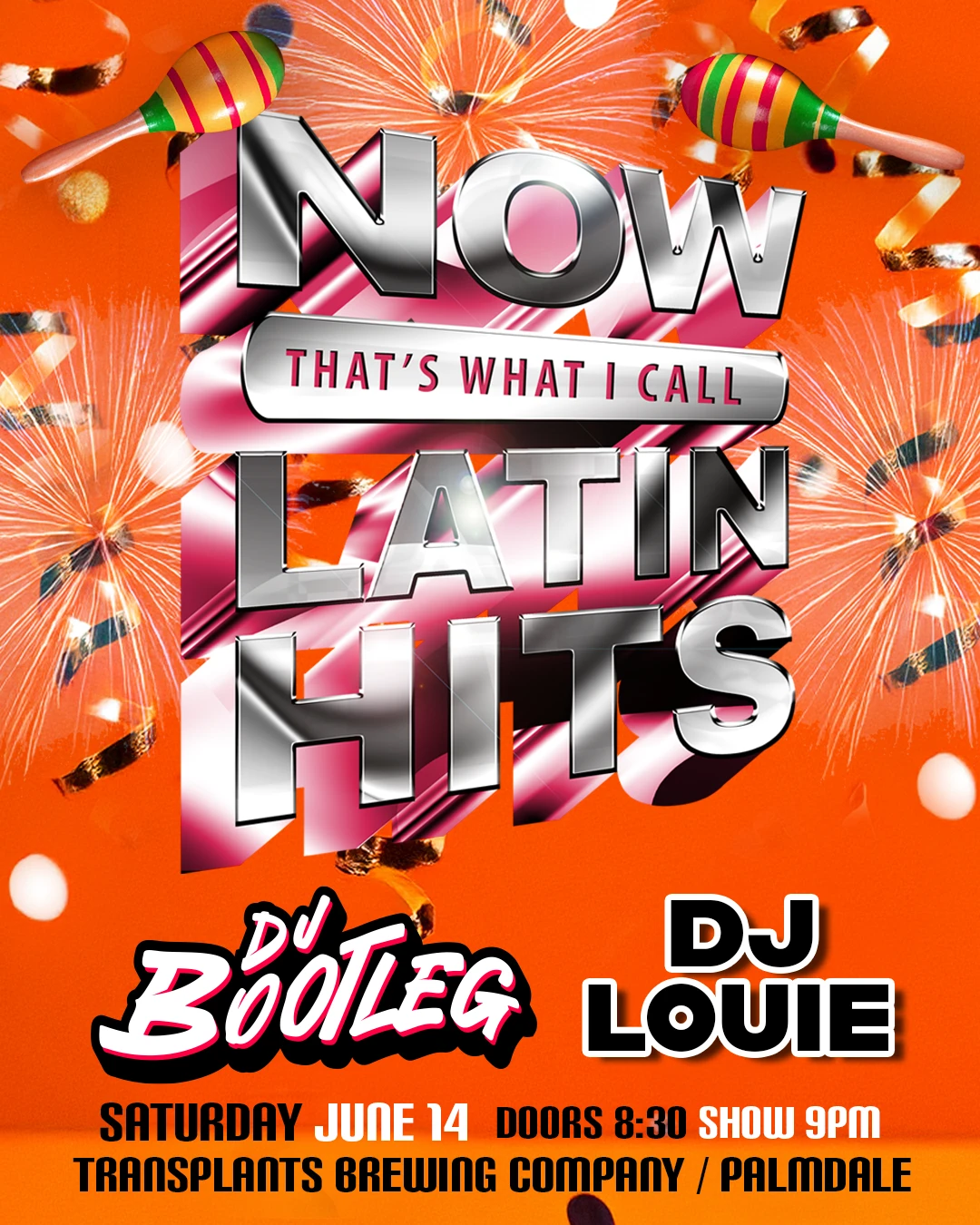 Event poster for dj