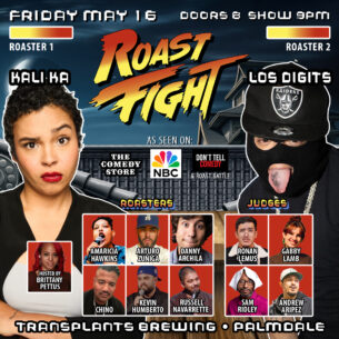 Event poster for comedy