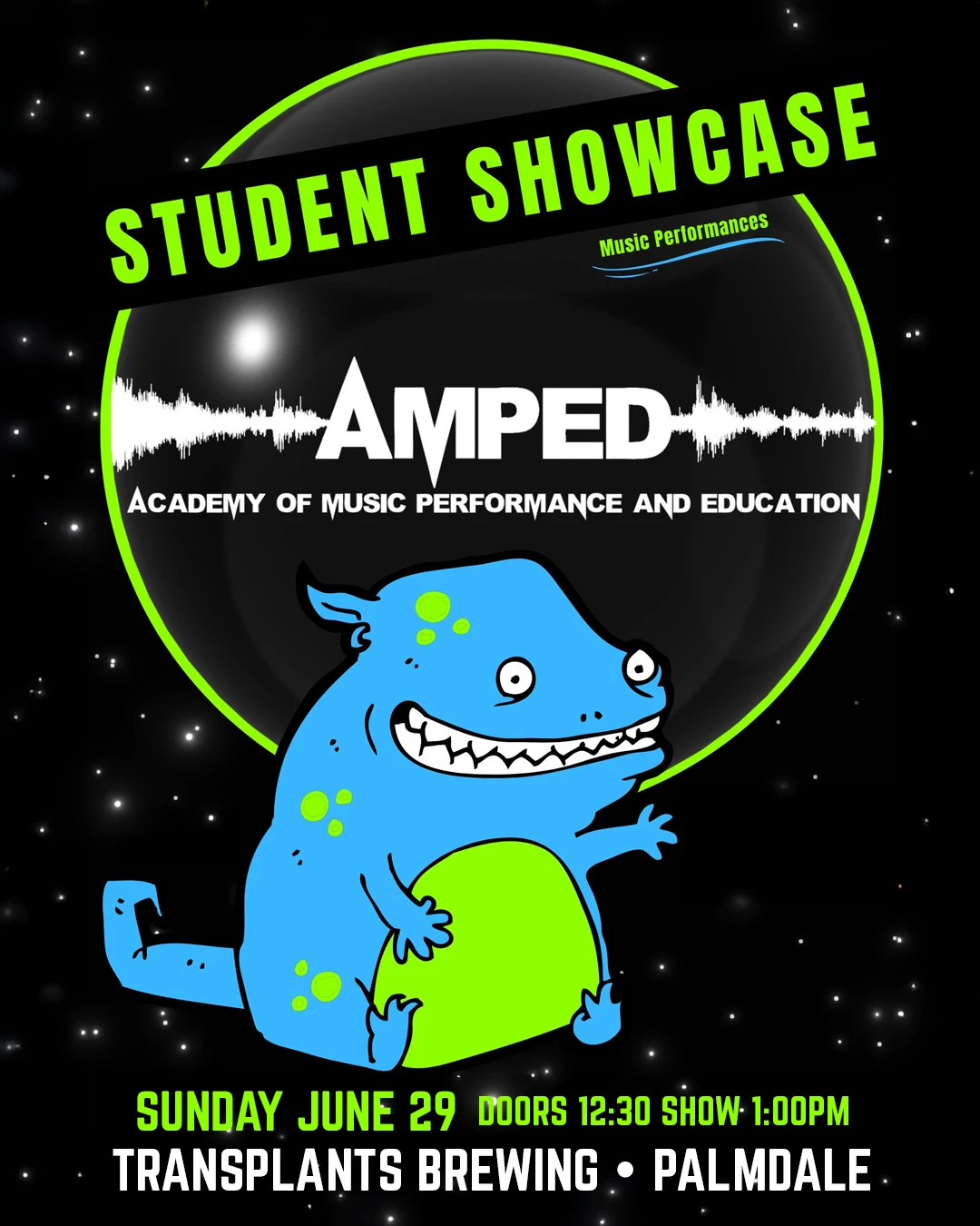 Event poster for concert