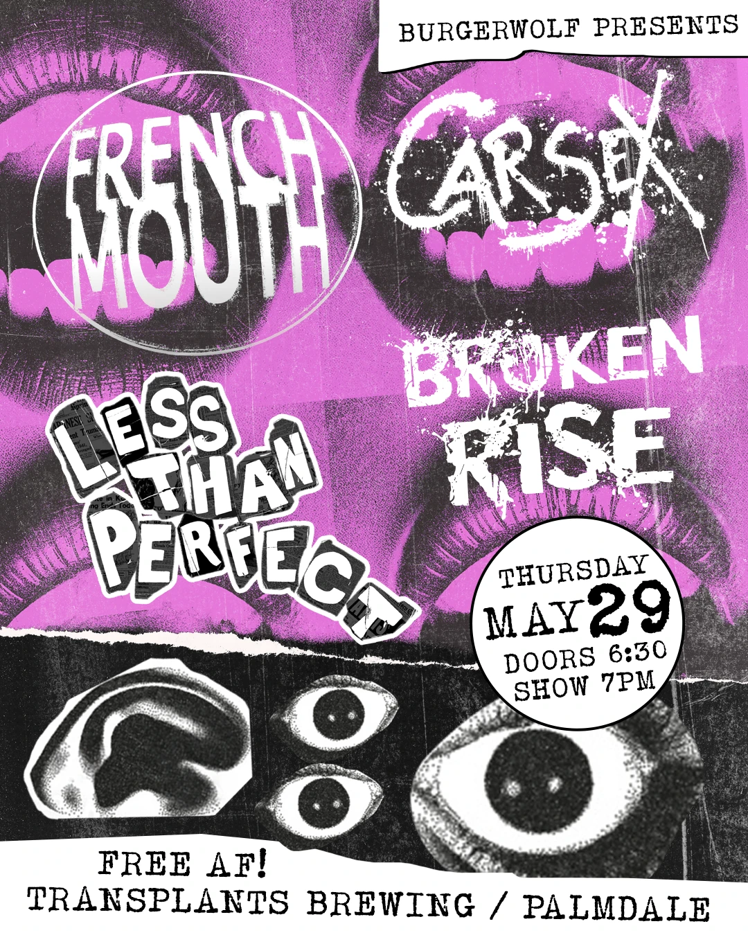 Event poster for concert