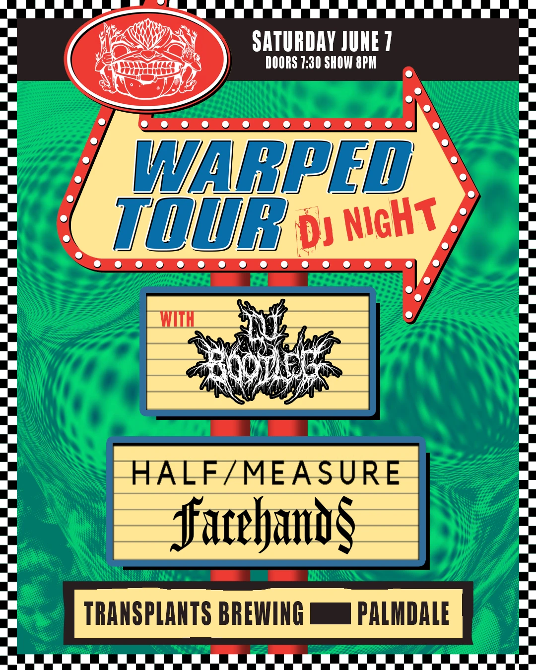 Event poster for concert