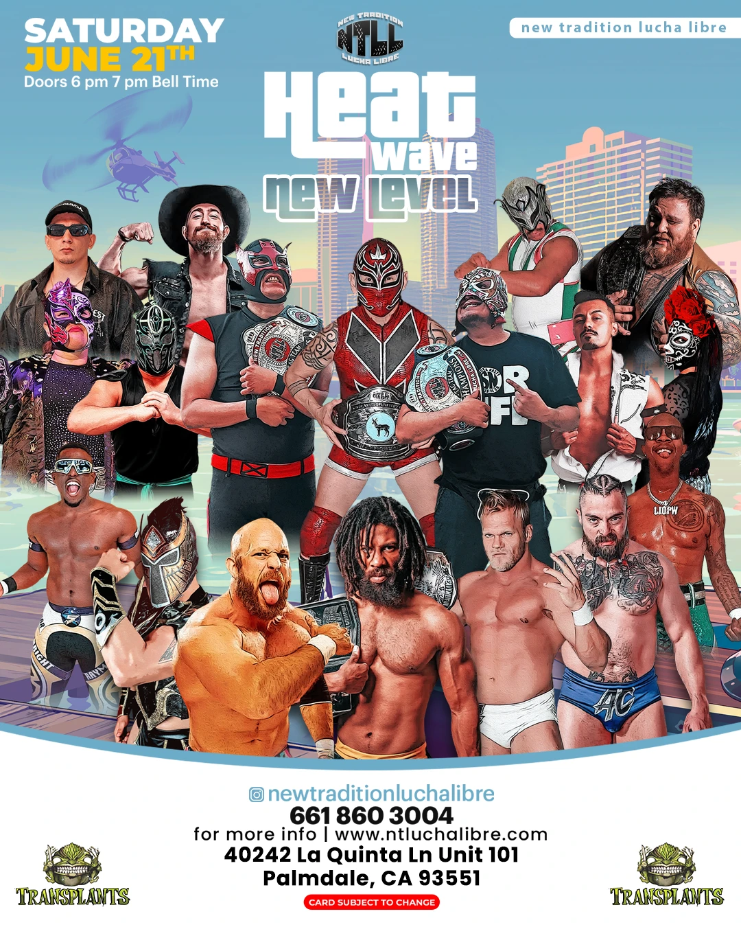 Event poster for performance