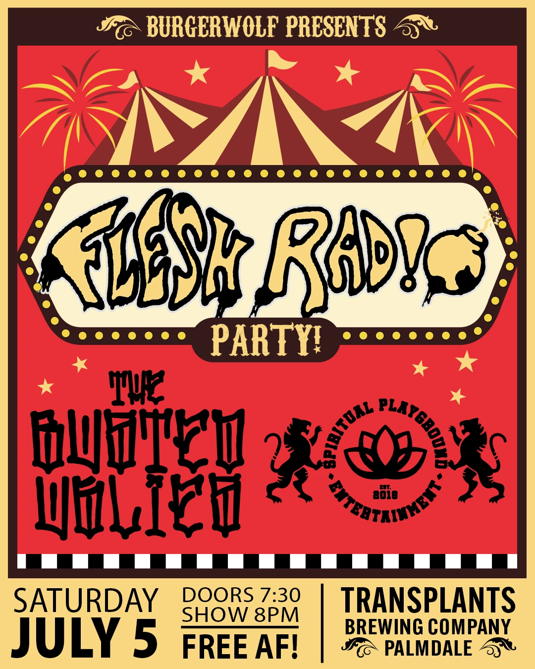 Event poster for concert