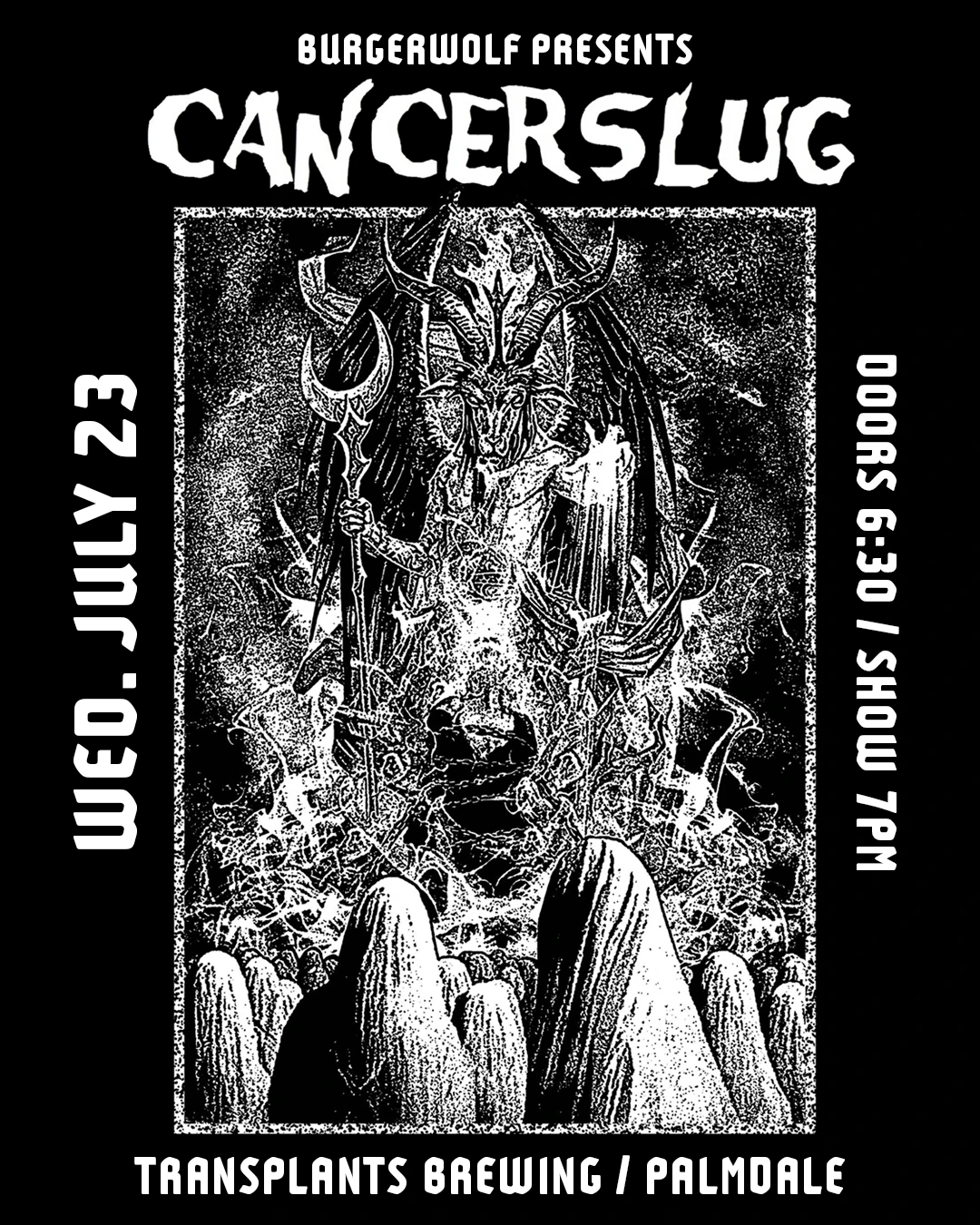 Event poster for concert