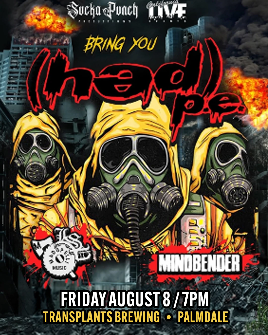 Event poster for concert