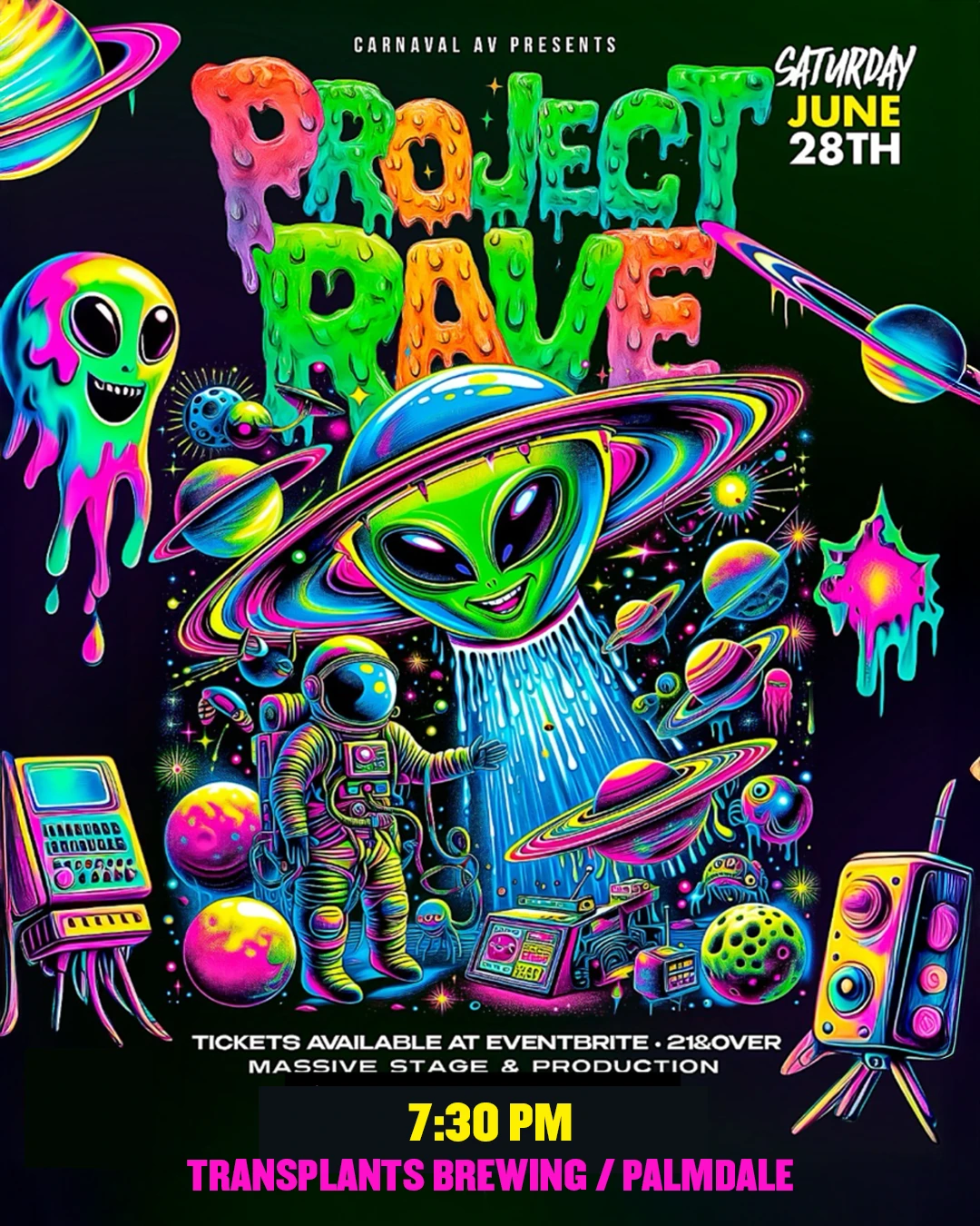 Event poster for dj