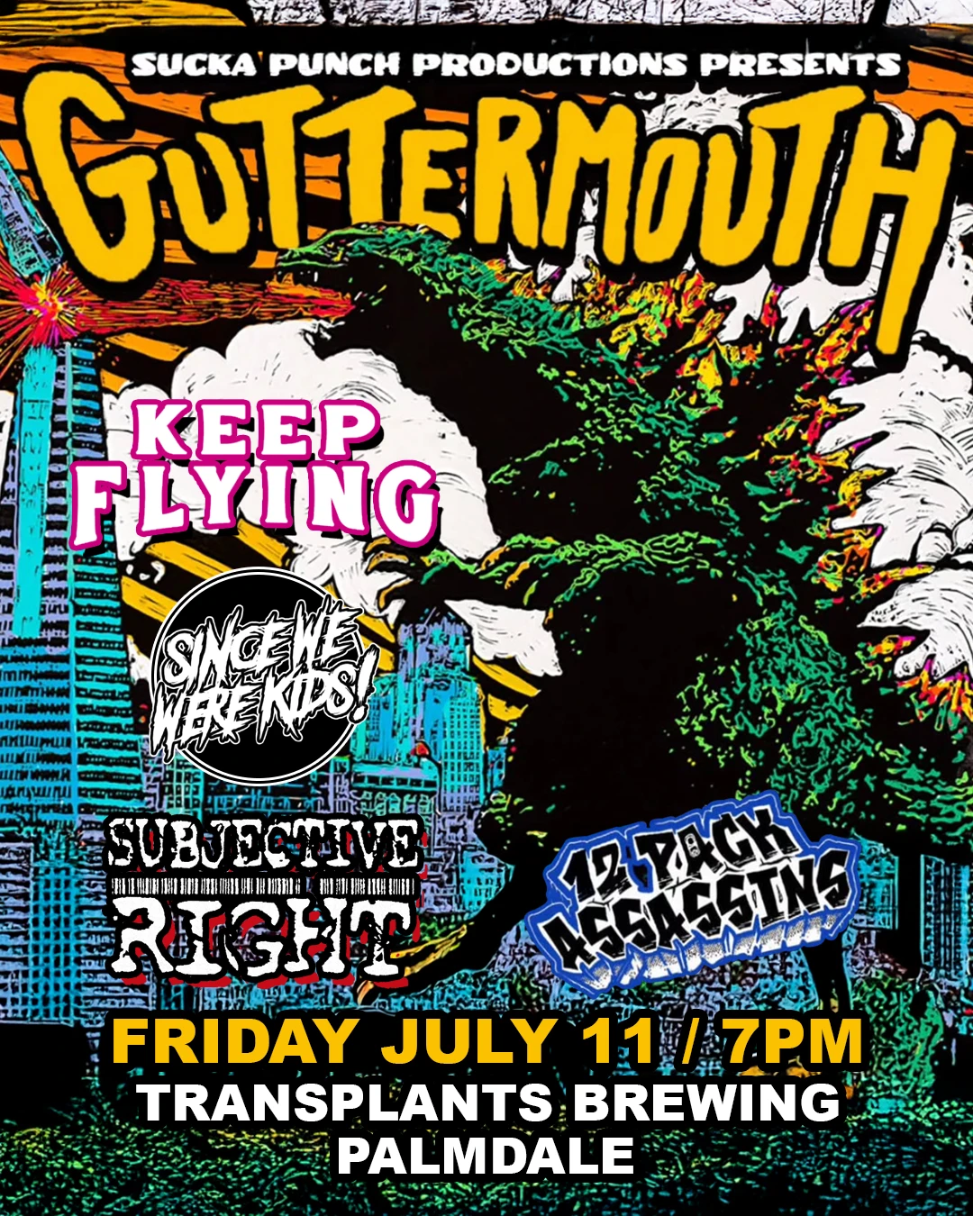 Event poster for concert