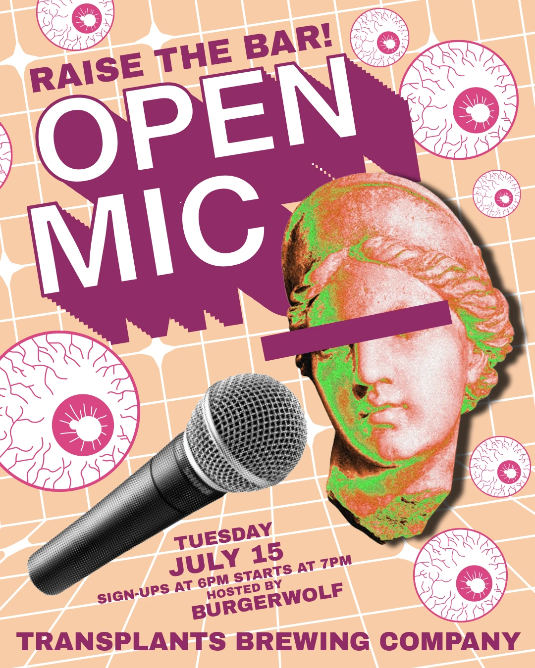 Event poster for performance