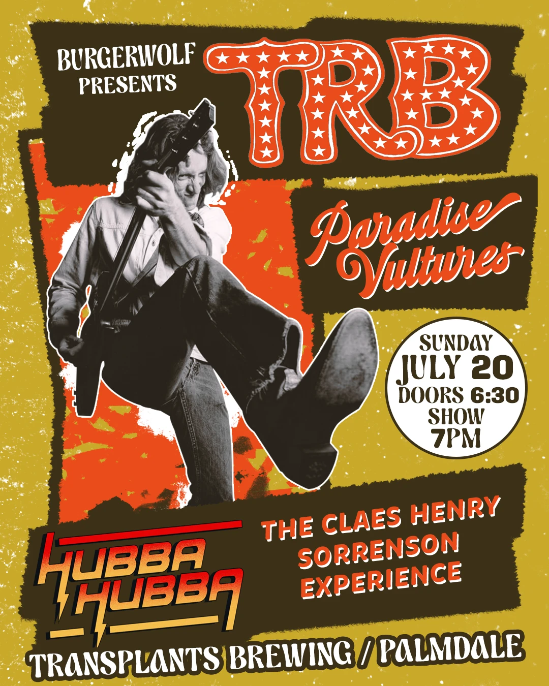Event poster for concert