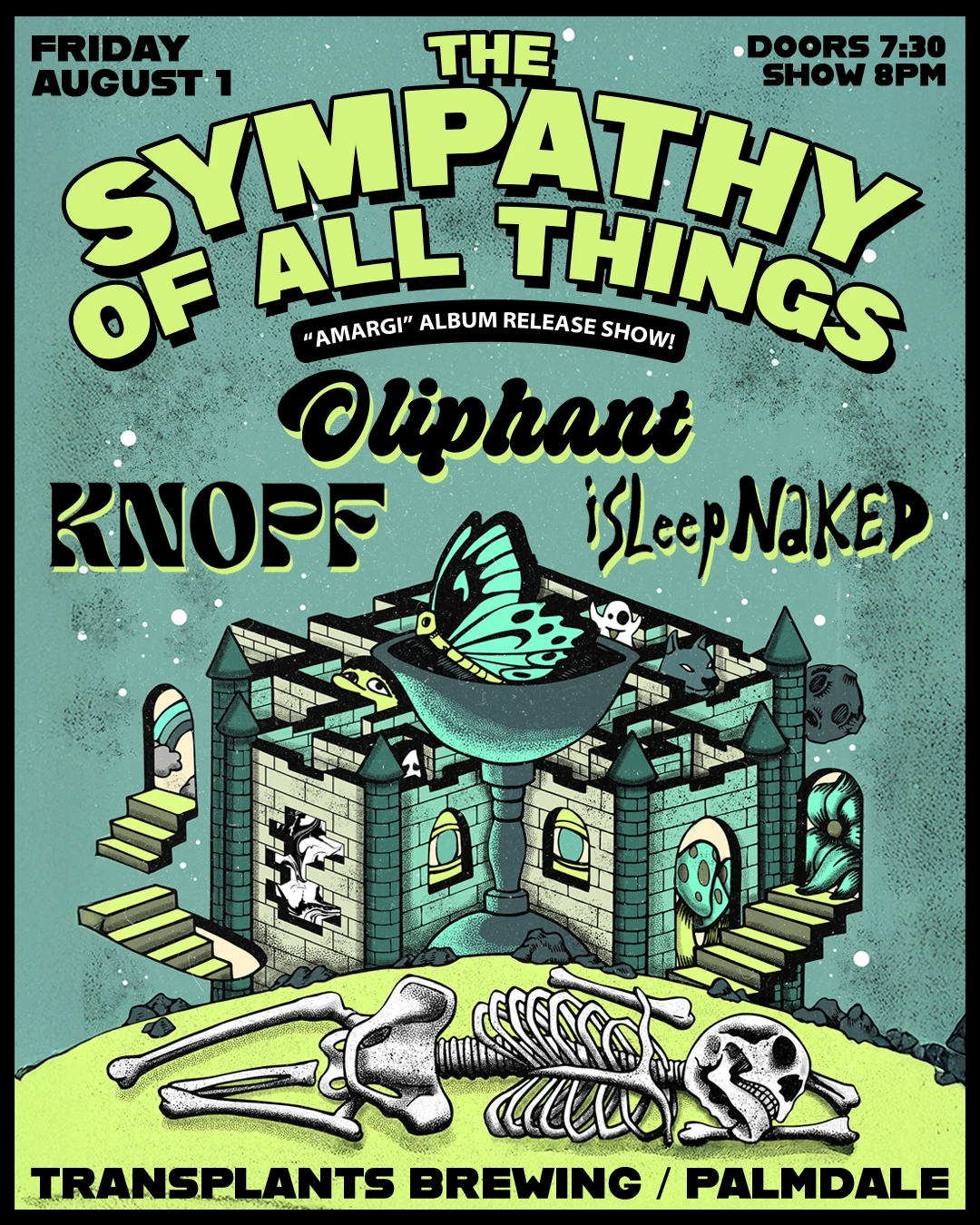 Event poster for concert