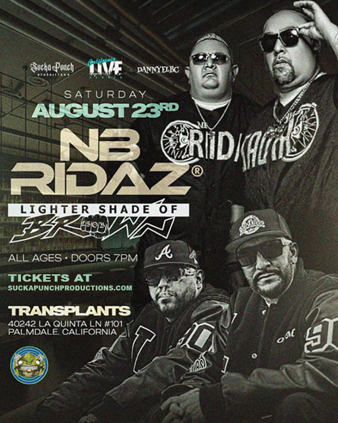 Event poster for concert