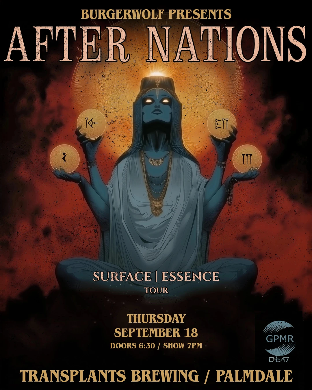 Event poster for concert