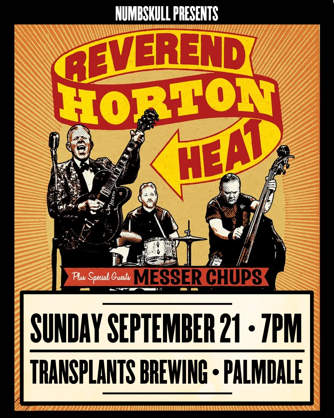 Event poster for concert