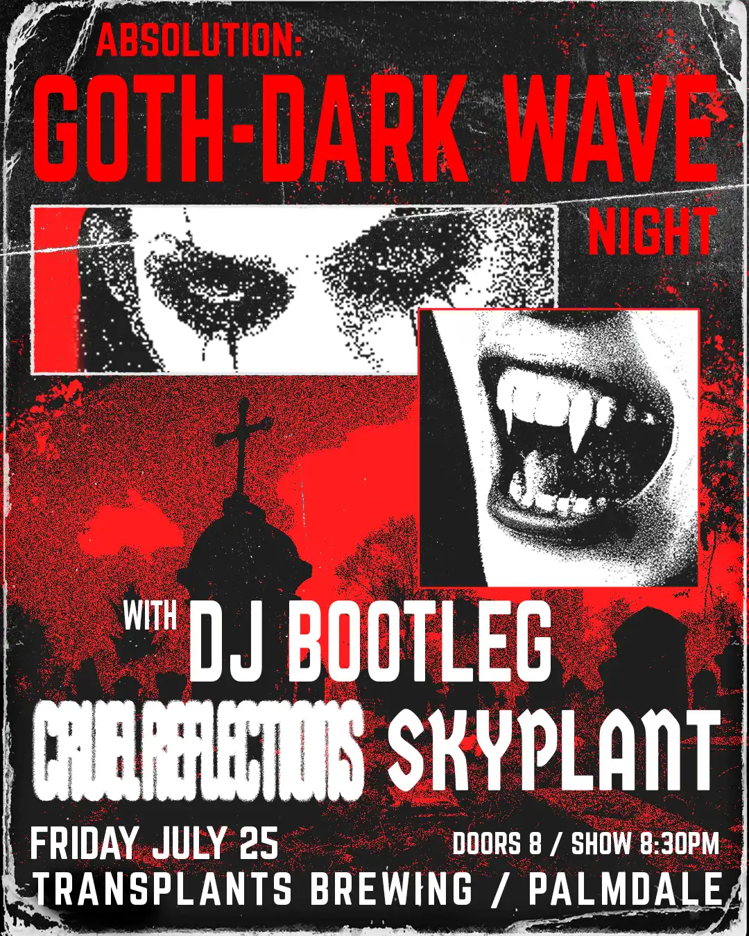 Event poster for dj