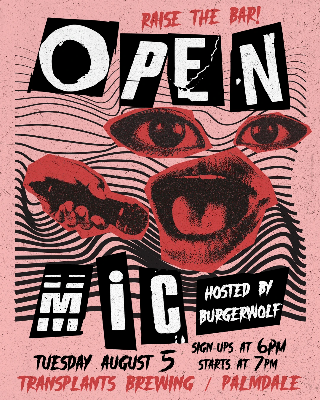 Event poster for concert