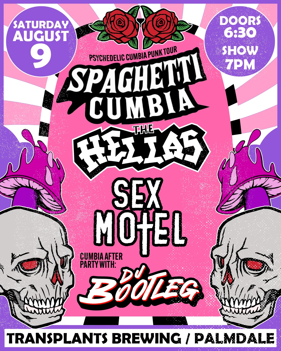 Event poster for concert