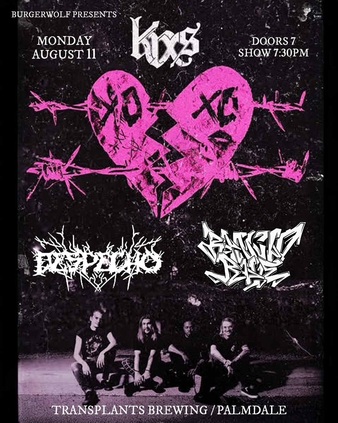 Event poster for concert