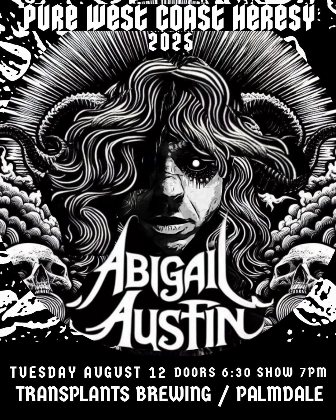 Event poster for concert