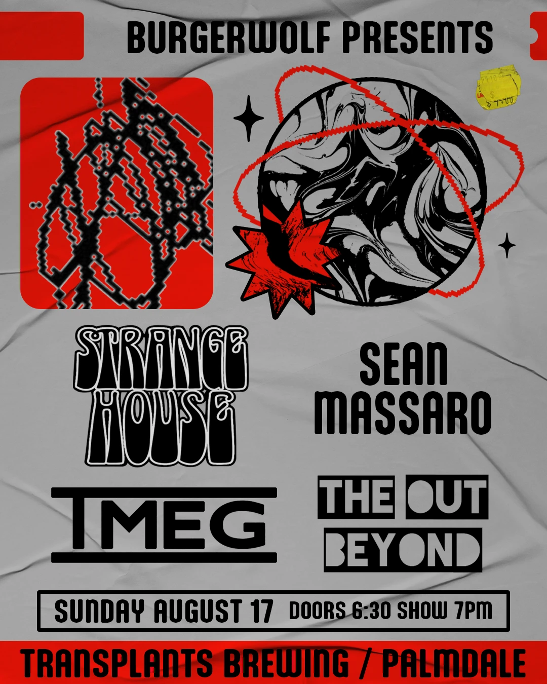Event poster for concert