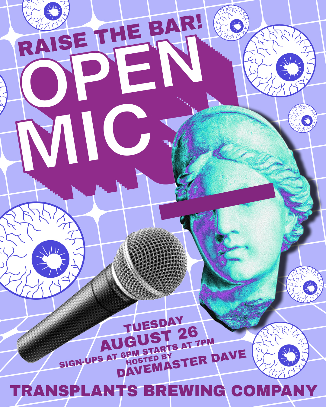 Event poster for concert