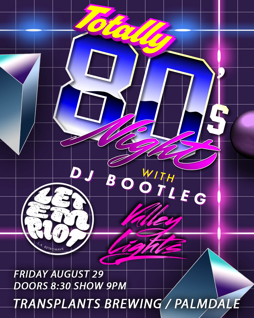 Event poster for dj