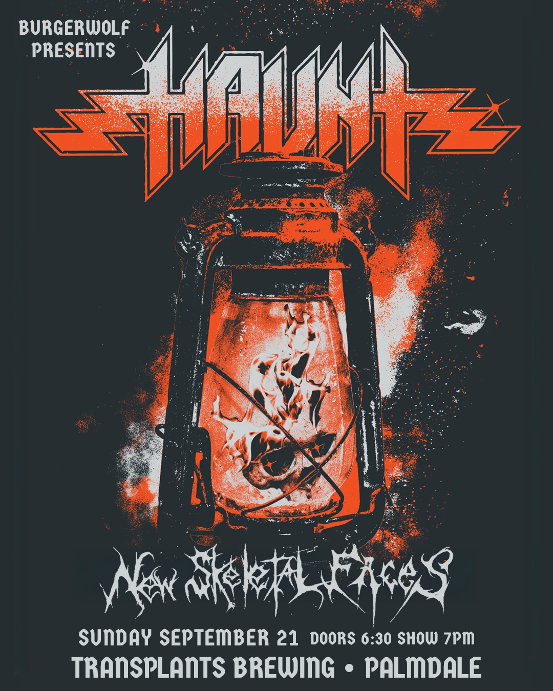 Event poster for concert