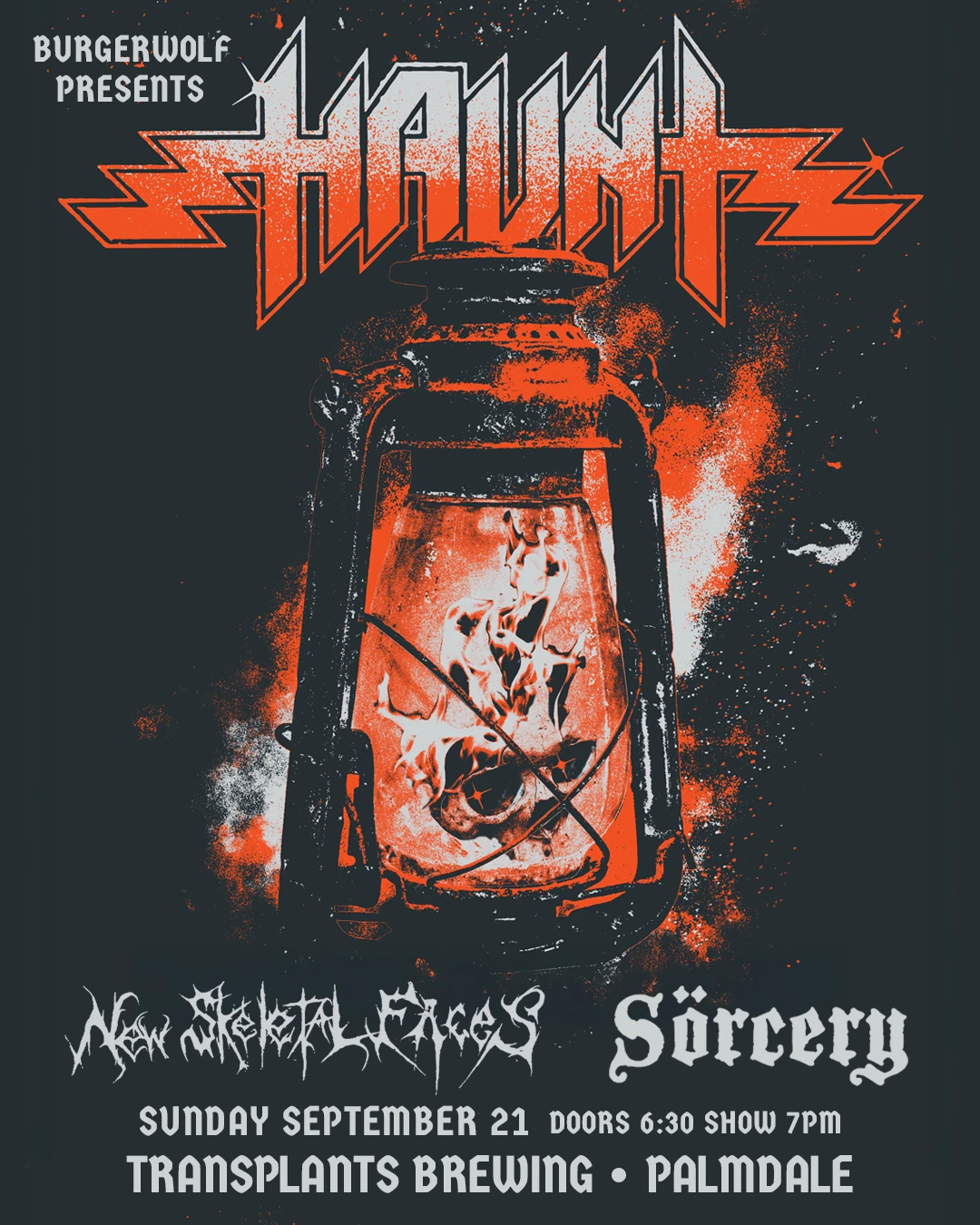 Event poster for concert