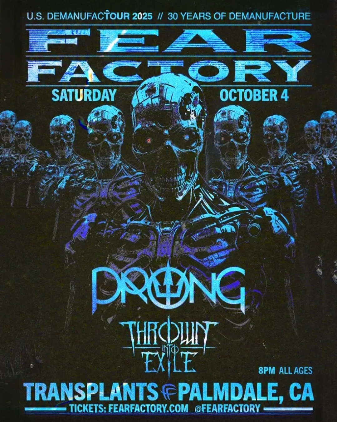 Event poster for concert