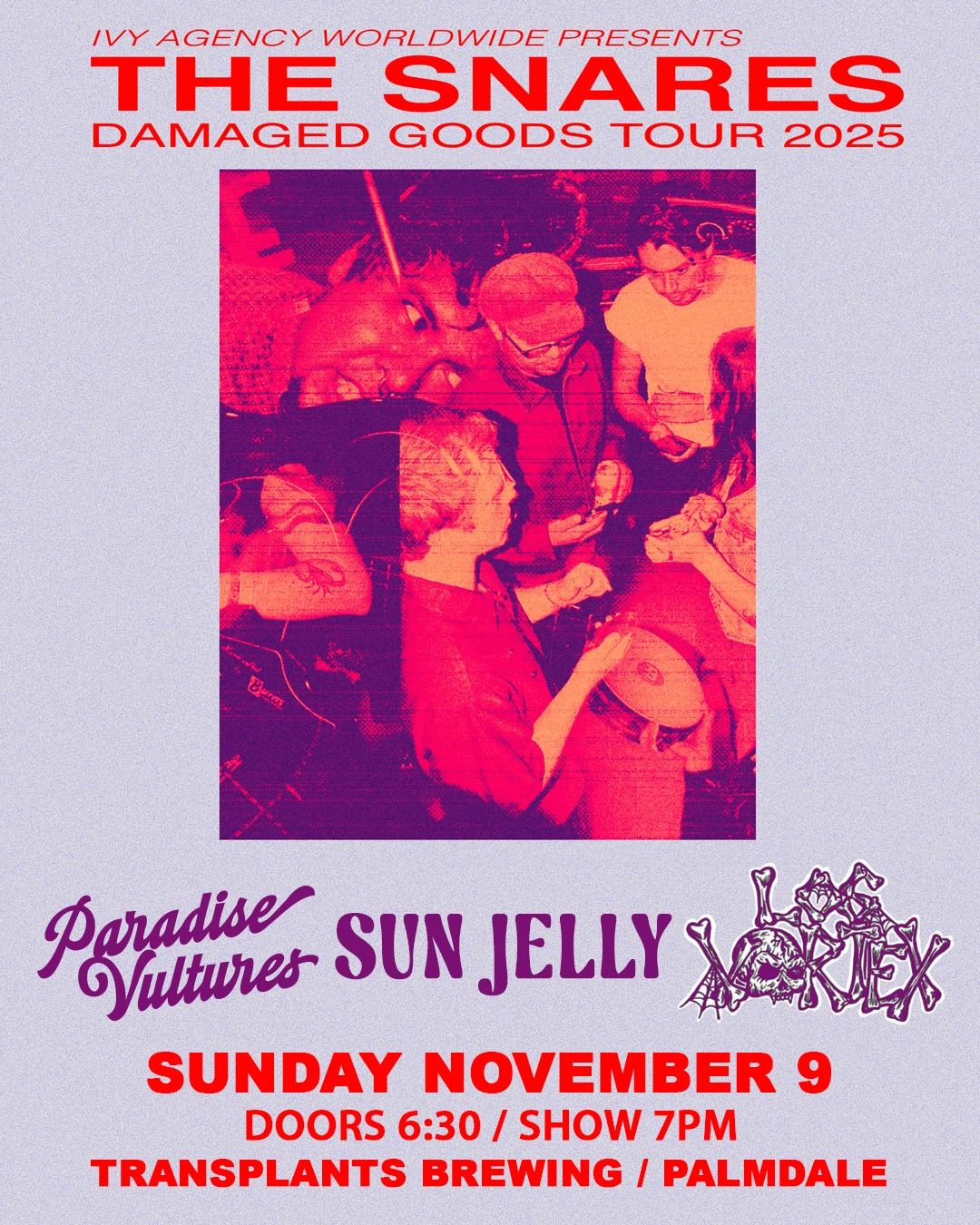 Event poster for concert