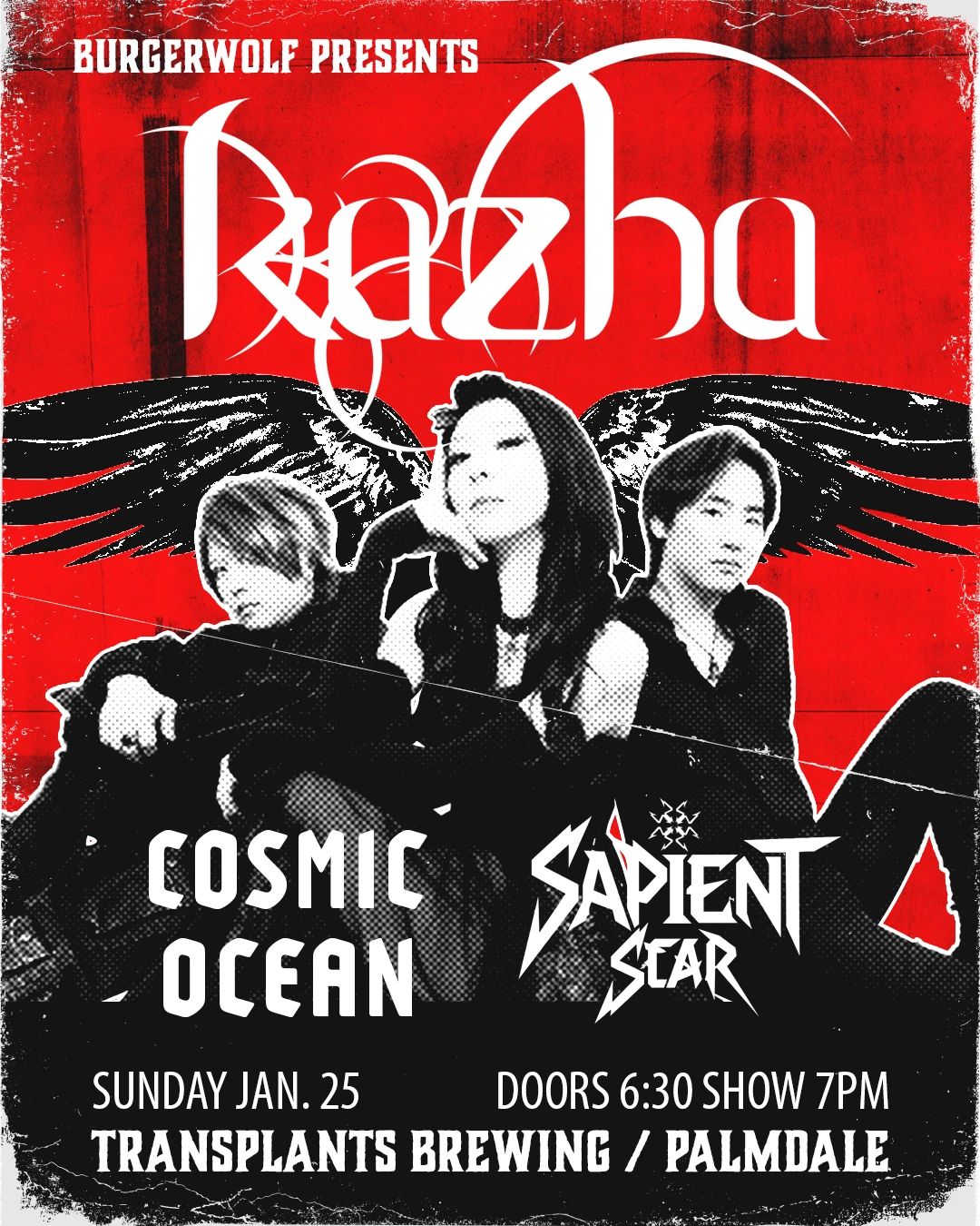 Event poster for concert