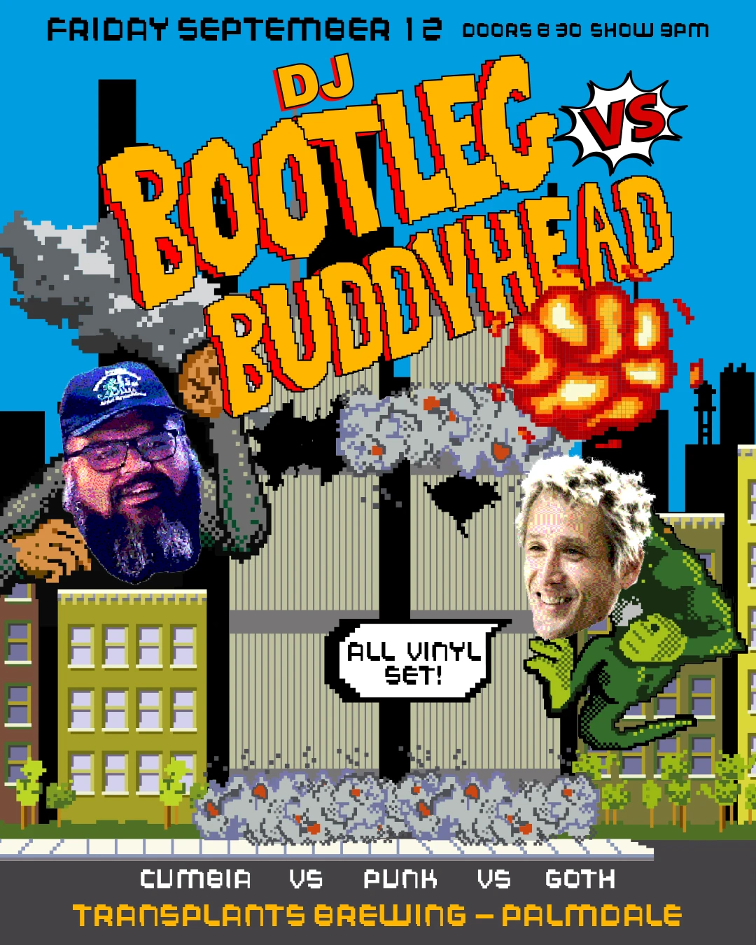 Event poster for dj