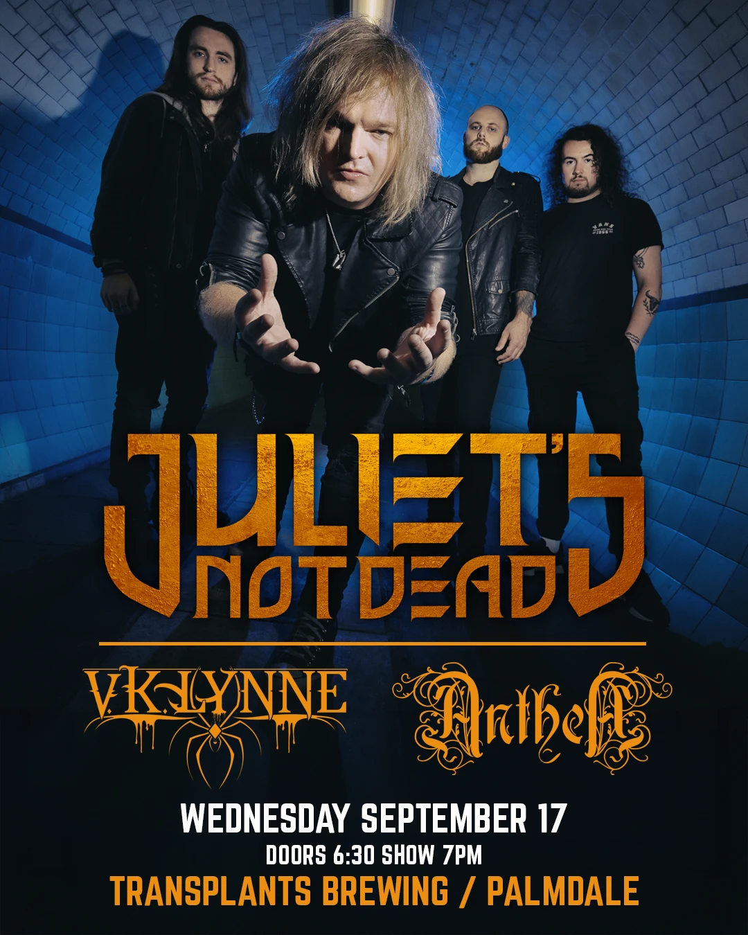 Event poster for concert