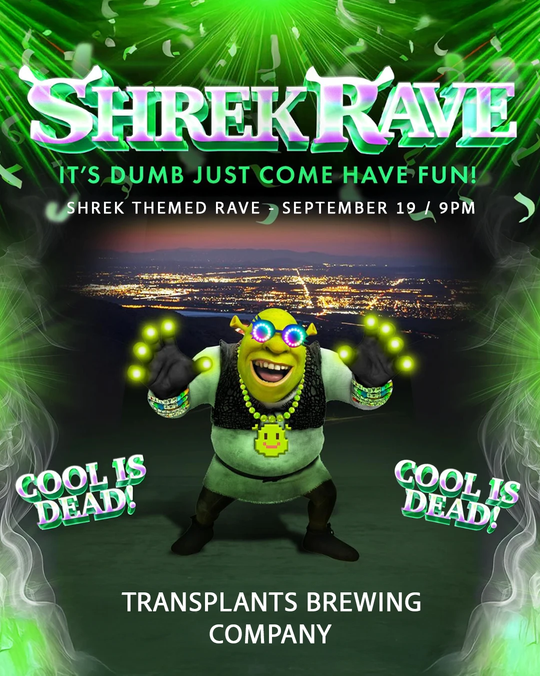 Event poster for dj