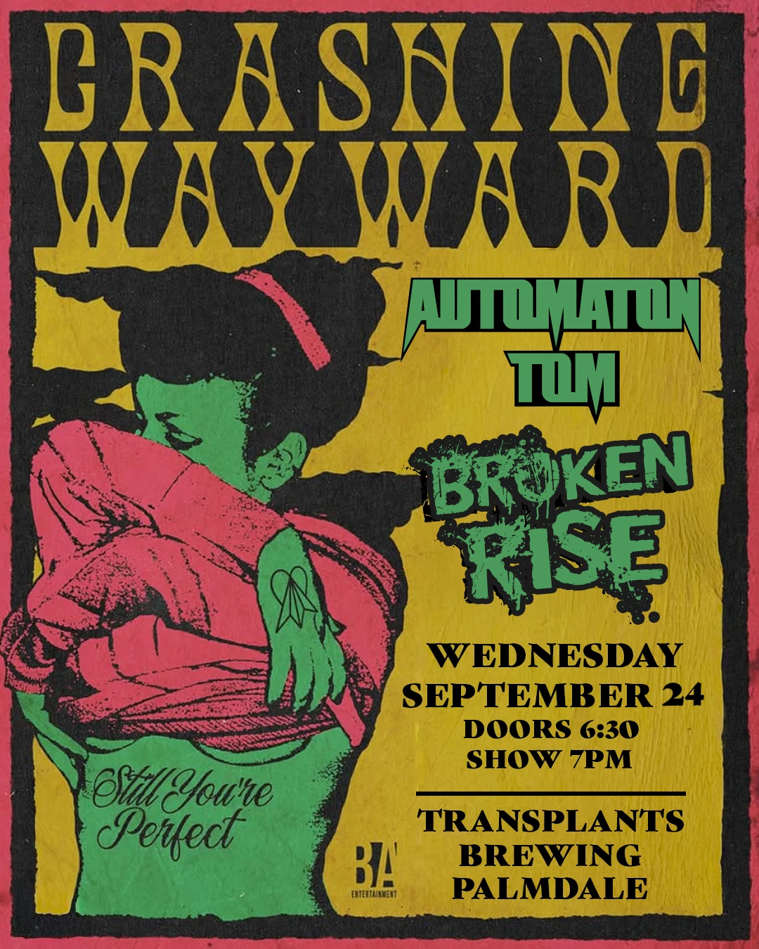 Event poster for concert