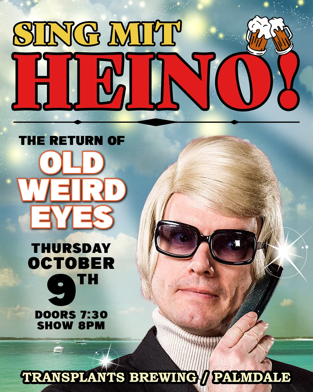 Event poster for comedy