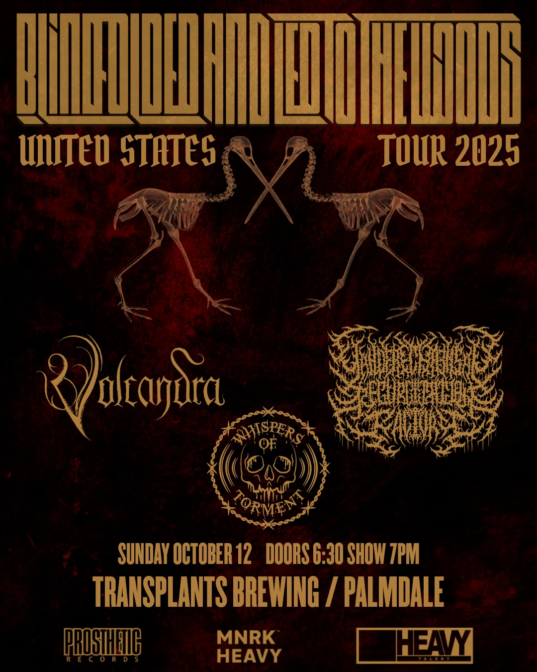 Event poster for concert