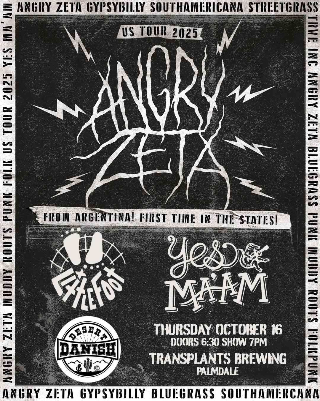Event poster for concert