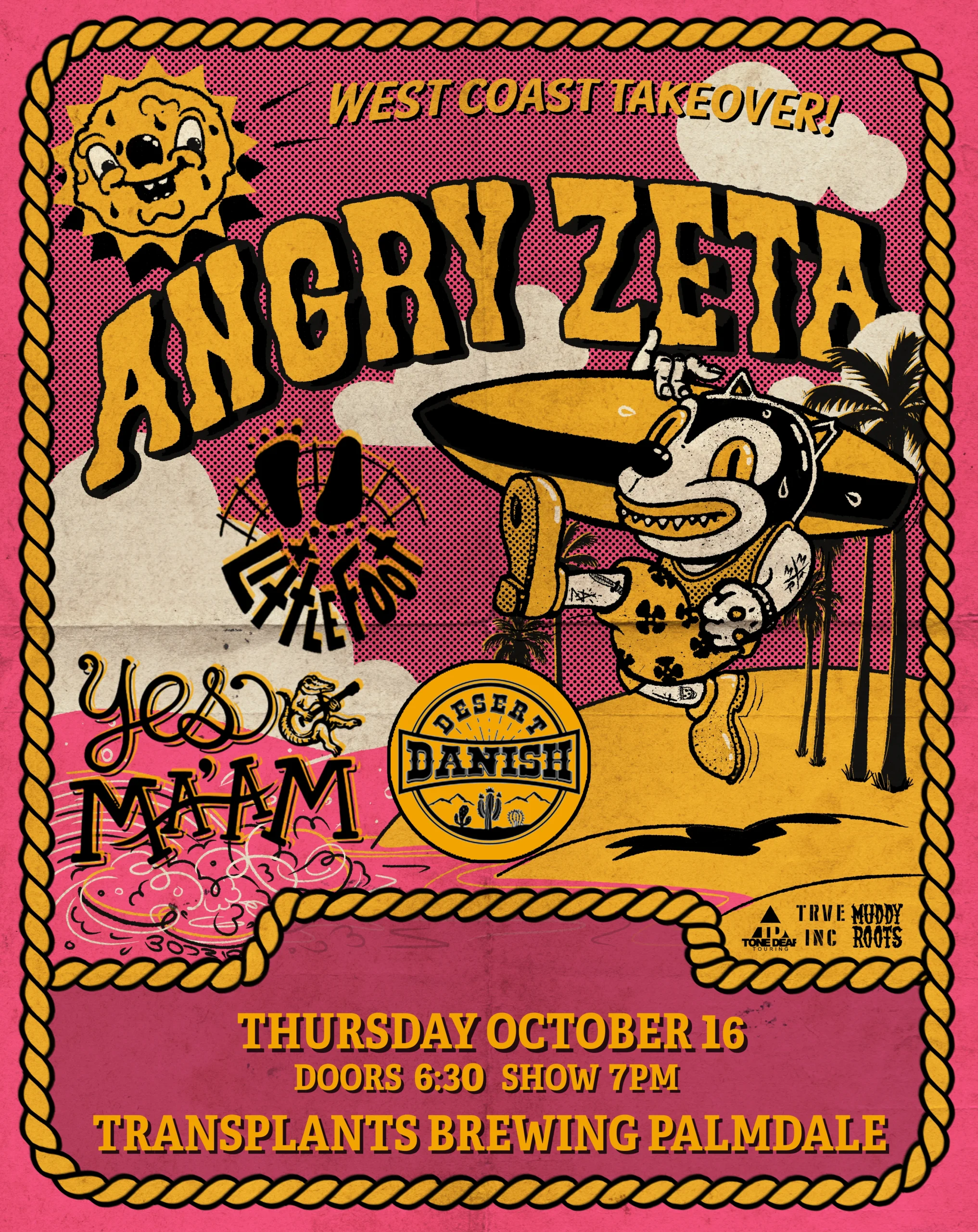 Event poster for concert
