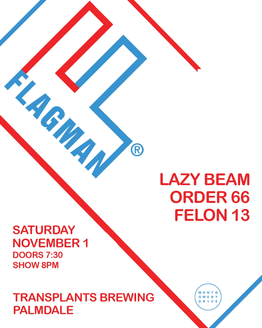 Event poster for concert