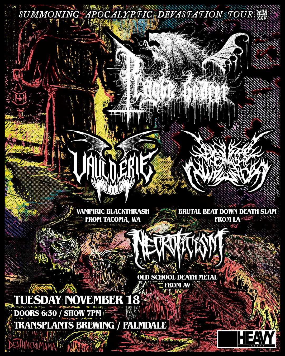 Event poster for concert