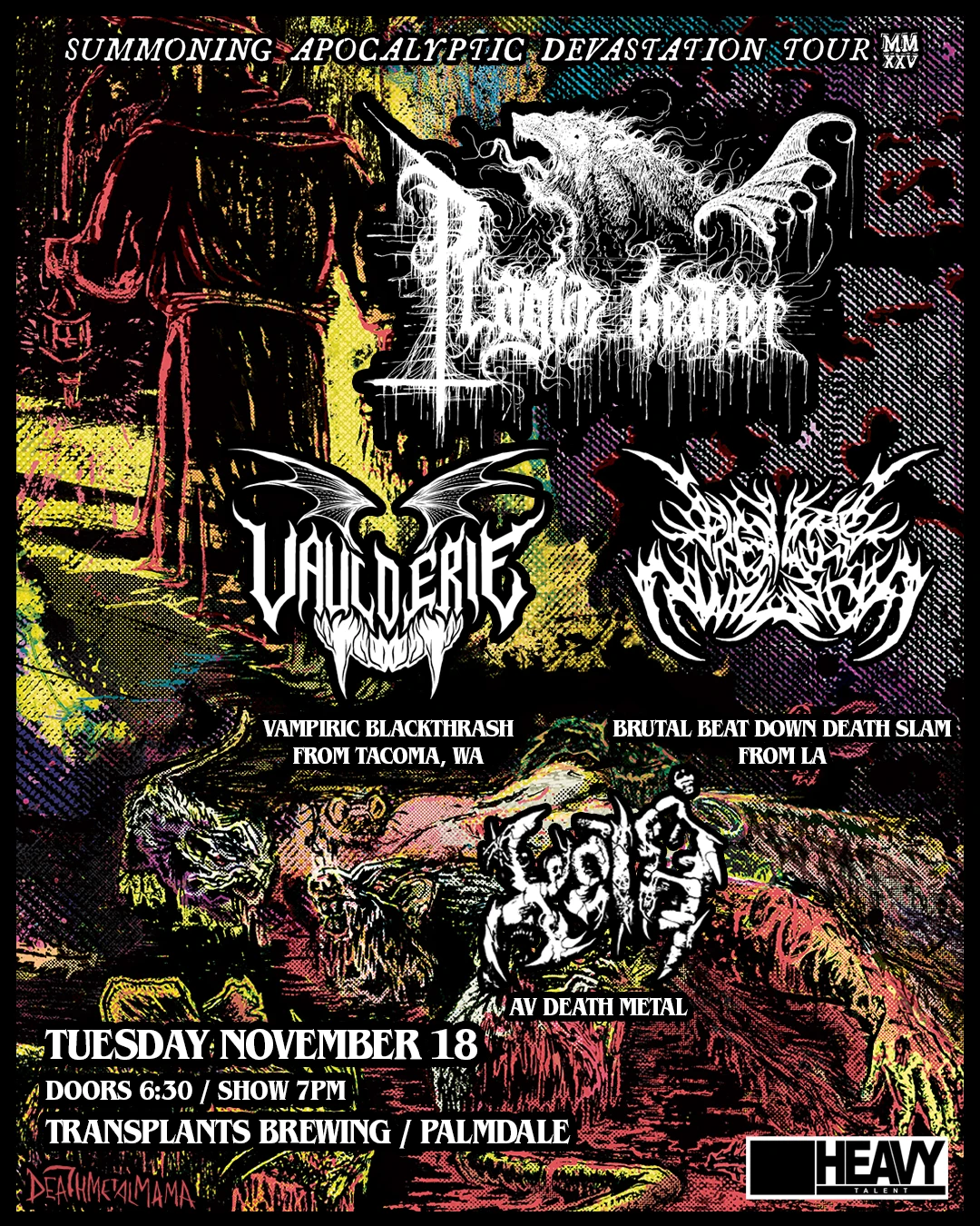 Event poster for concert