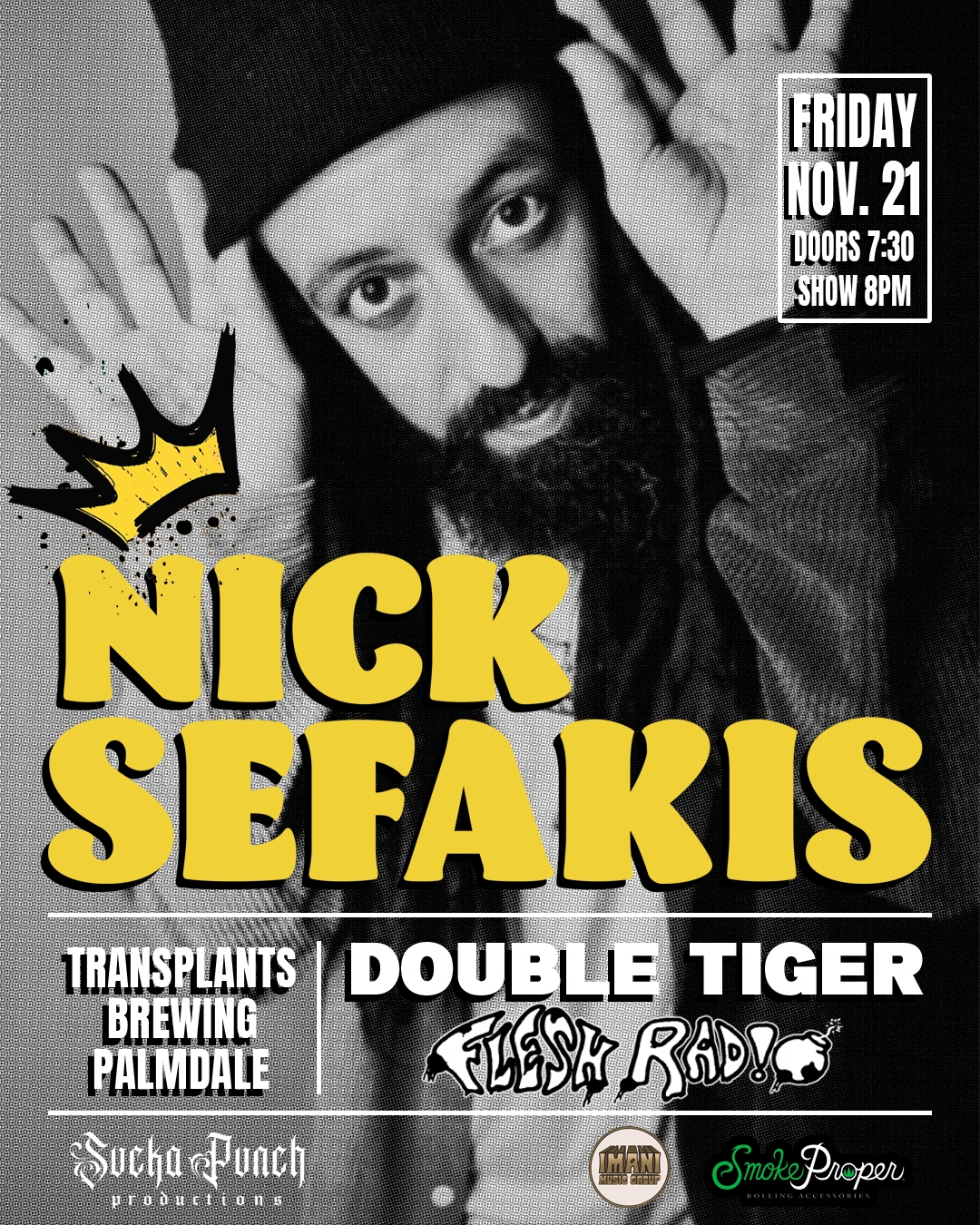 Event poster for concert