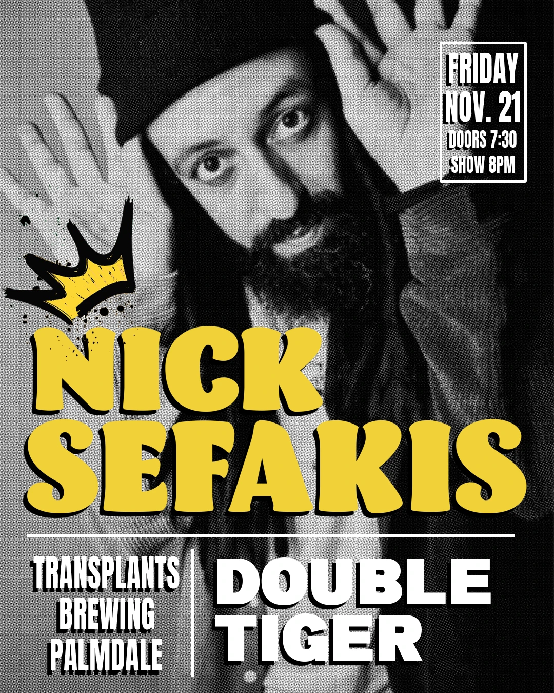 Event poster for concert