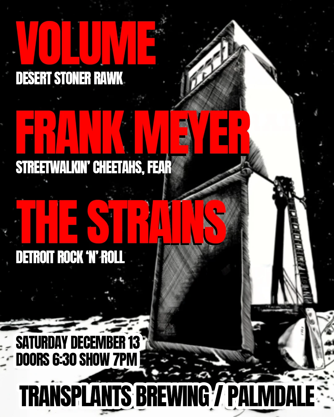 Event poster for concert