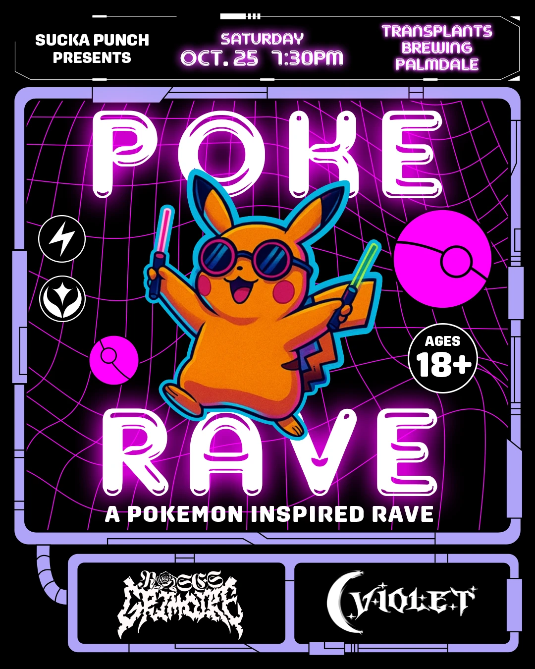Event poster for dj