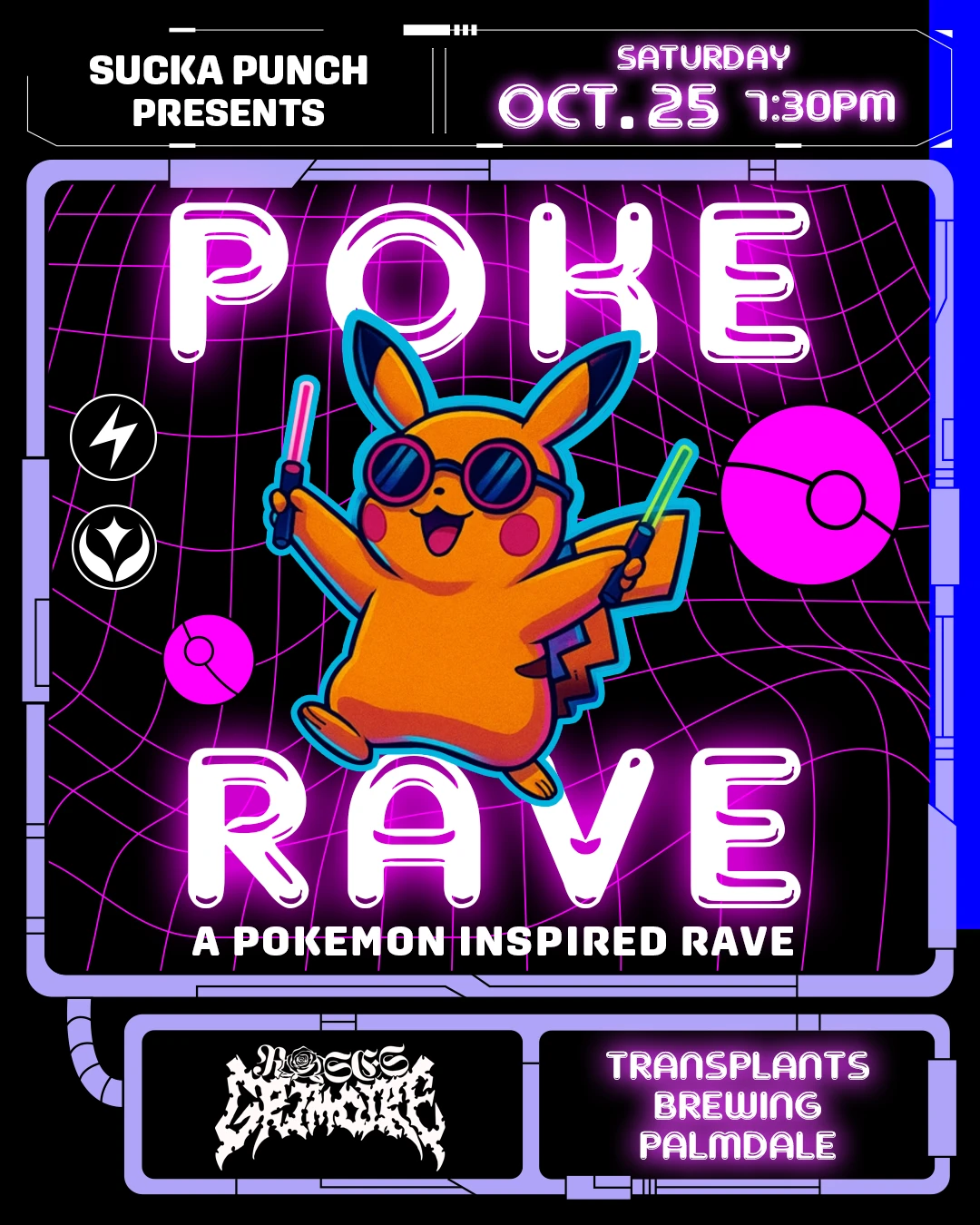 Event poster for dj