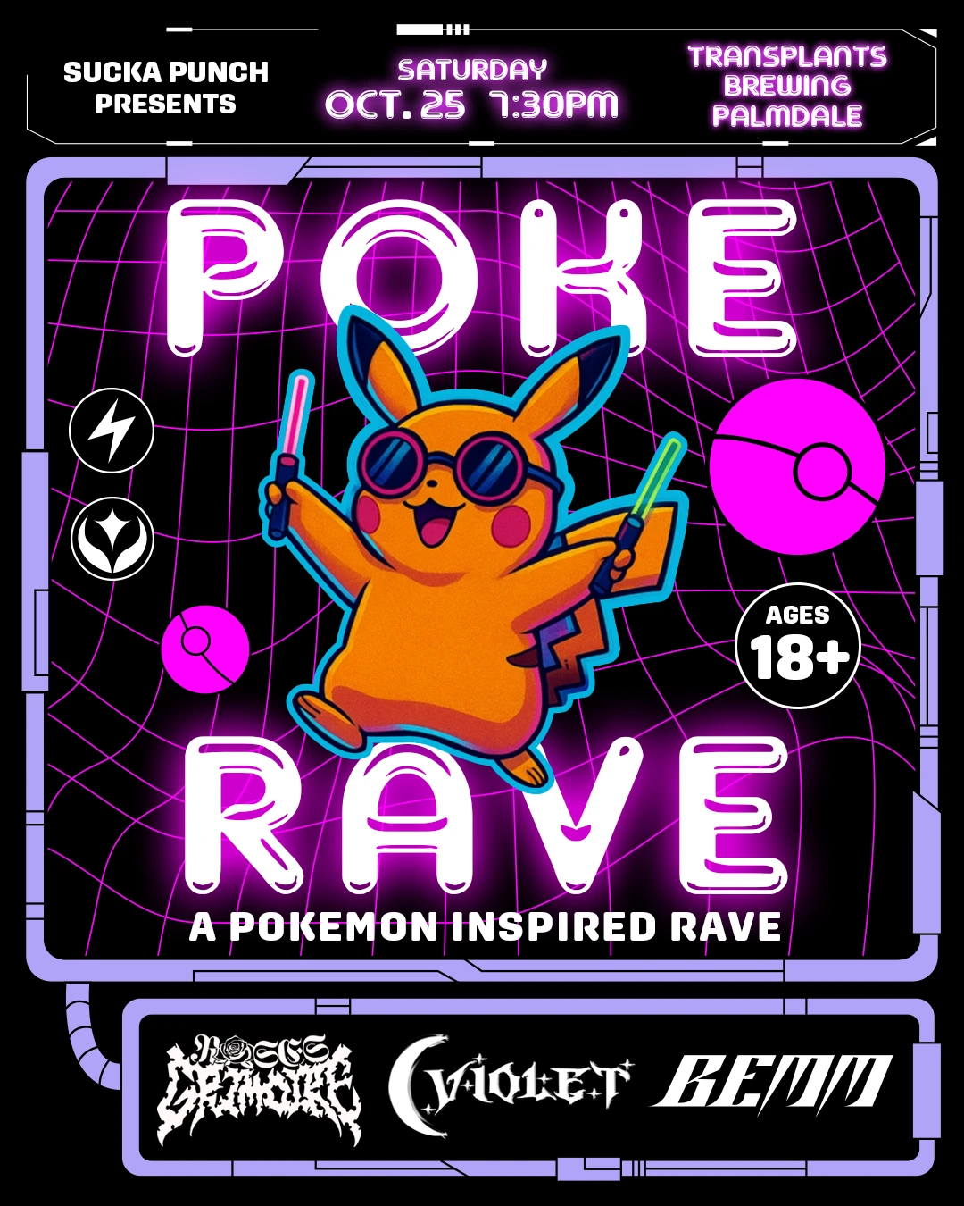 Event poster for dj